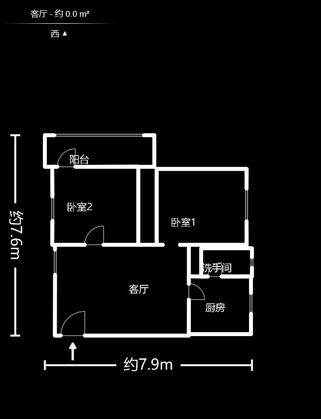 红旗社区  2室1厅1卫   35.00万室内图1