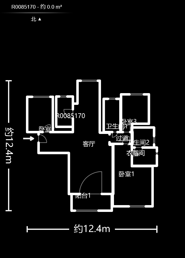 山语城三期 3室2厅2卫 2200.0元/月 山语城三期 3室2厅2卫 2200.0元/月户型图