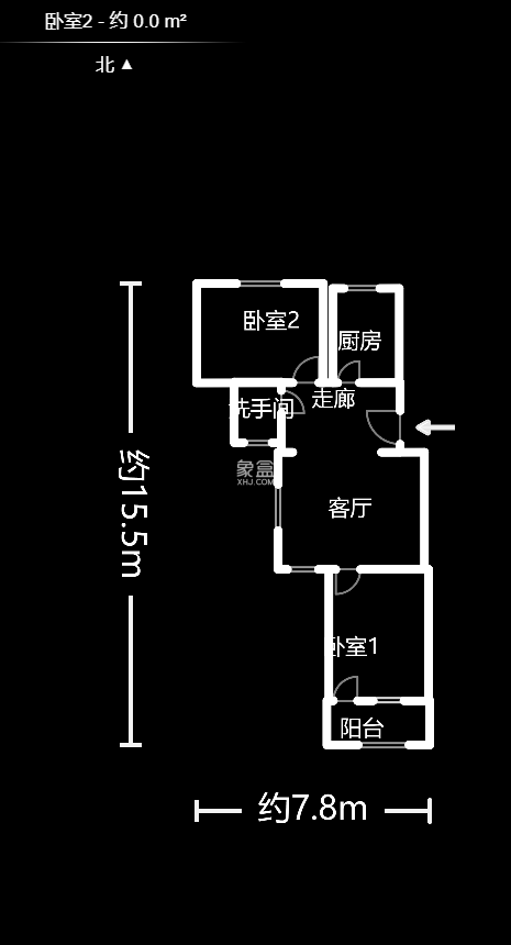 井湾子中学教职工宿舍  2室2厅1卫   36.80万