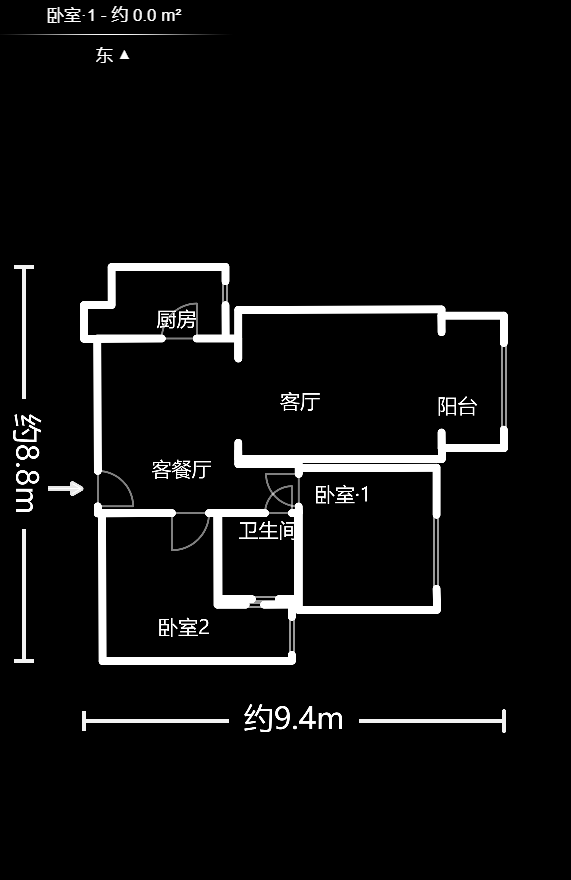 松雅轩(埃克斯社区)  1室1厅1卫    1100.0元/月 松雅轩(埃克斯社区)  1室1厅1卫    1100.0元/月户型图