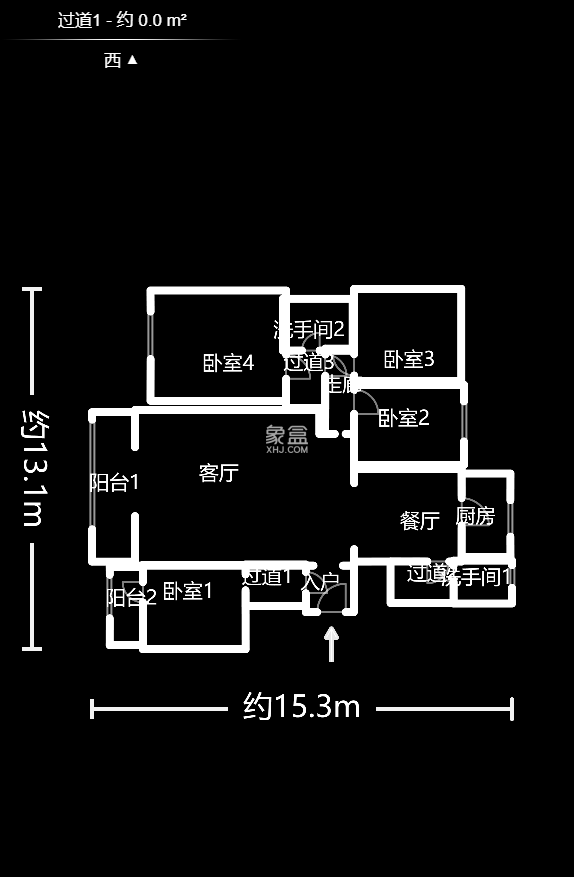 东联名园  4室2厅2卫    158.99万室内图1