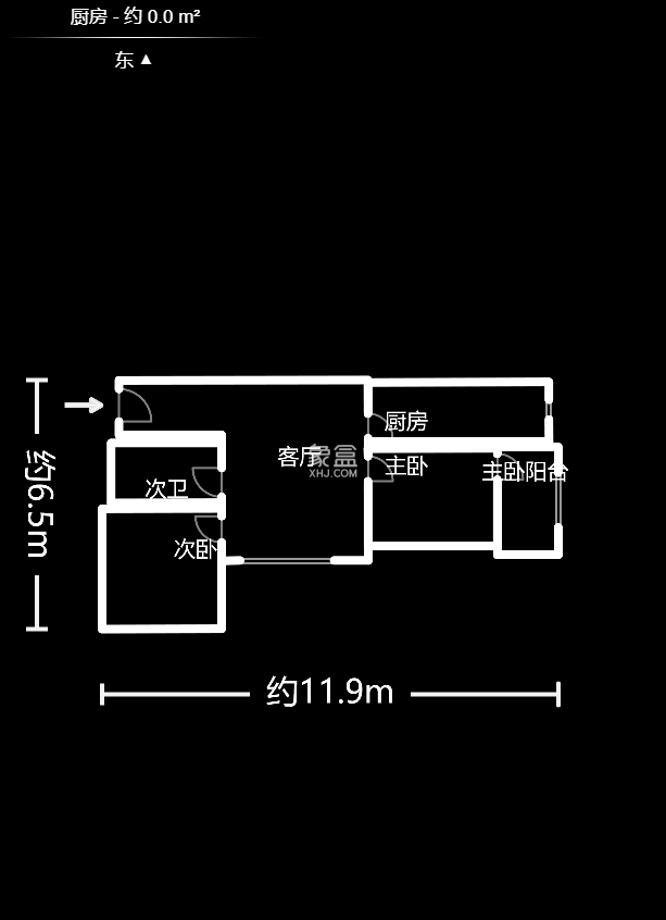 开源鑫景  2室2厅1卫   42.00万室内图1