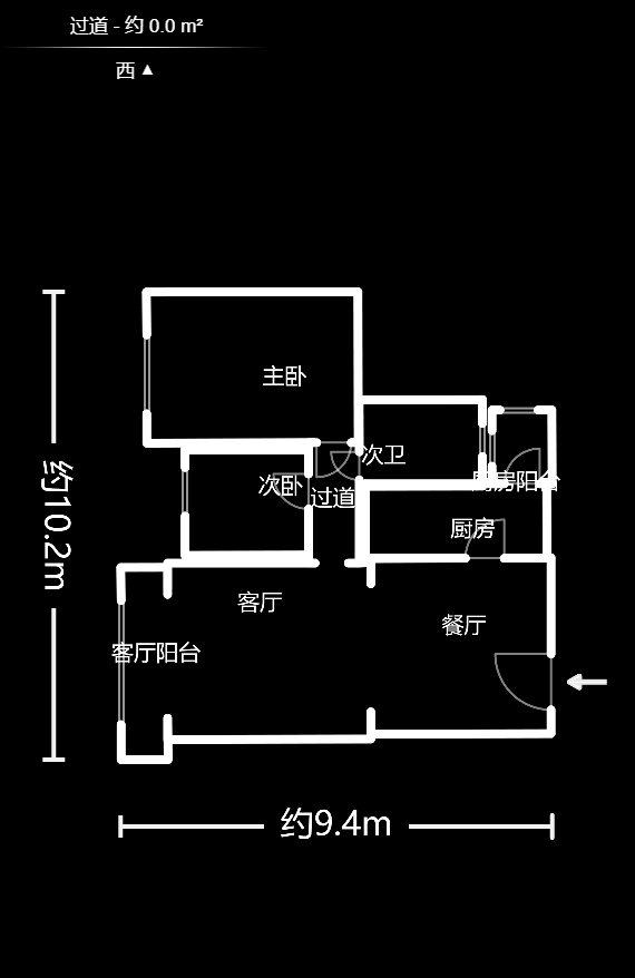 金麓国际  2室2厅1卫    65.0万室内图1