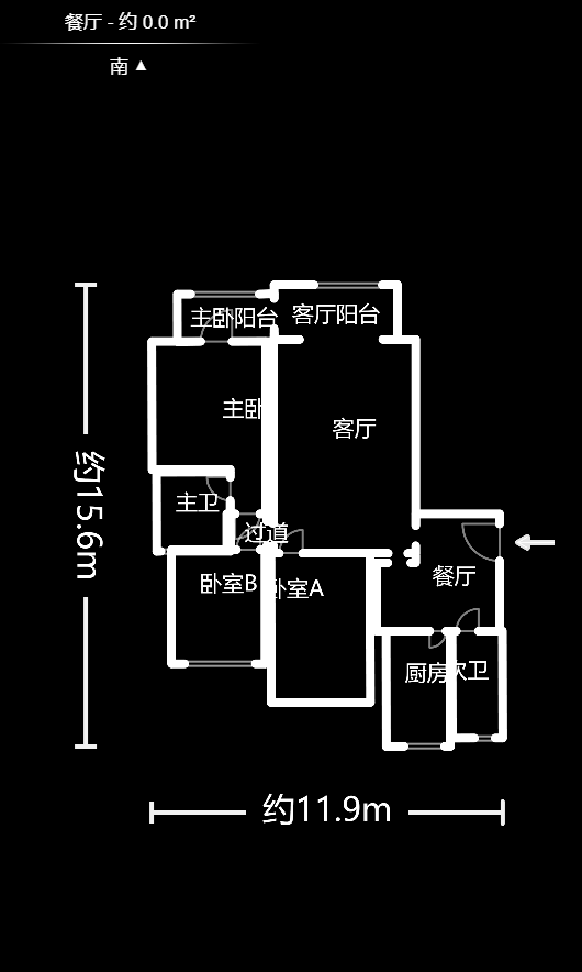八方小区B区  3室2厅2卫    6300.0元/月室内图1