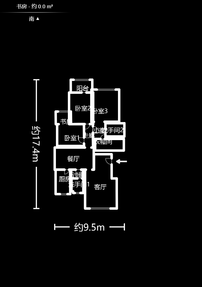 恒盛世家  3室2厅2卫   125.00万室内图1