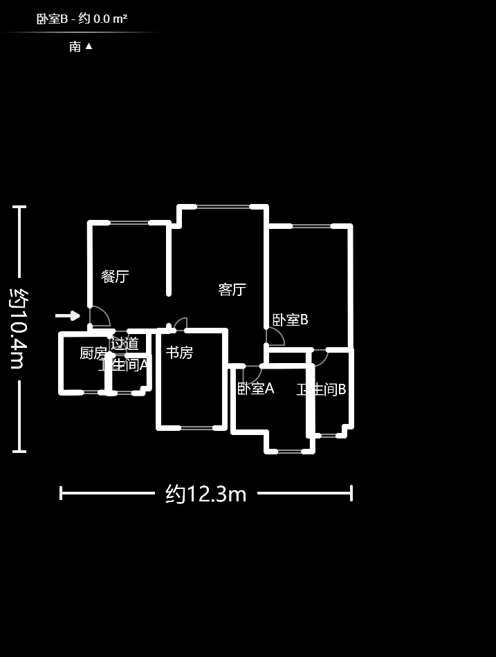 湘府十城(汇财御景湾新寓,汇财国际)  3室2厅2卫    2500.0元/月 湘府十城(汇财御景湾新寓,汇财国际)  3室2厅2卫    2500.0元/月户型图