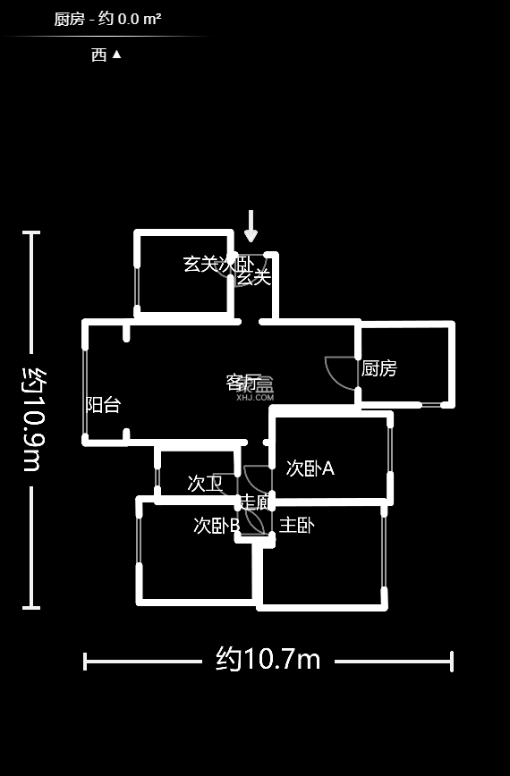 筑梦佳园 4室2厅1卫 1900.0元/月 筑梦佳园 4室2厅1卫 1900.0元/月户型图