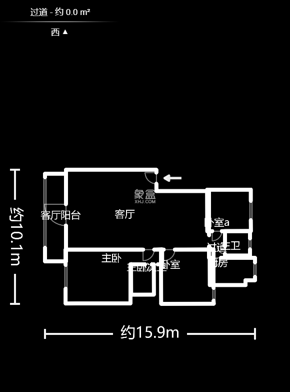 湘绣城  3室2厅1卫   54.00万室内图1