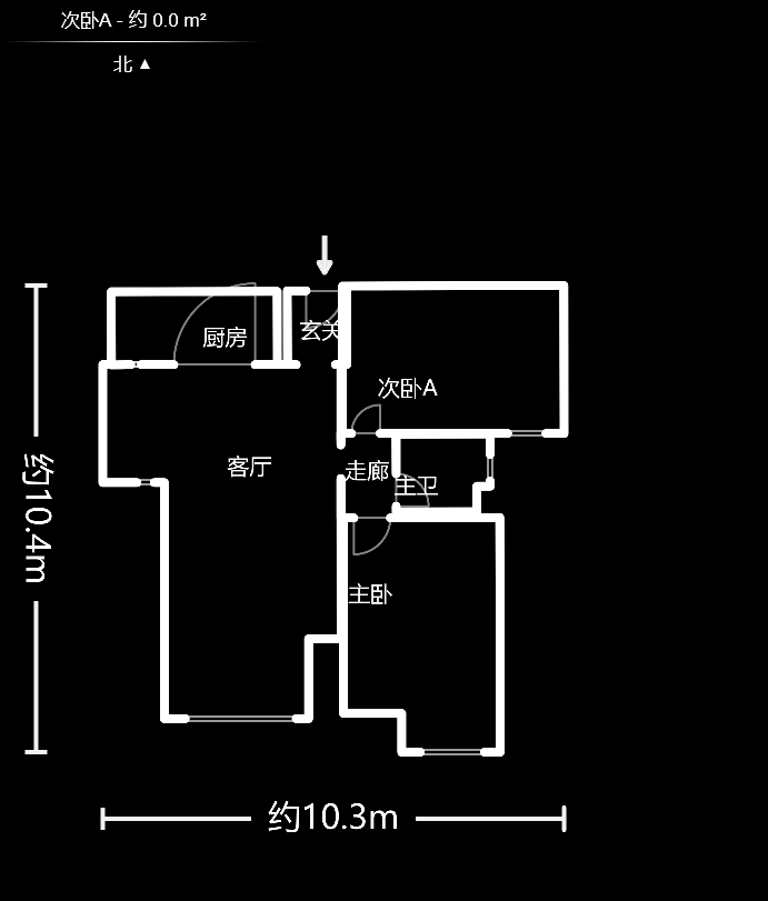 博林金谷  2室1厅1卫    104.0万室内图1