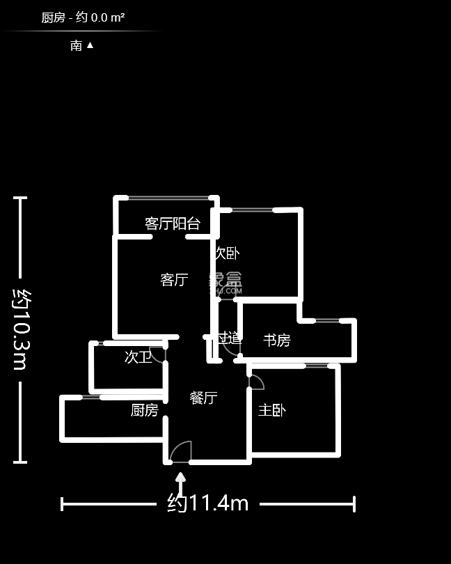 奥克斯广场  3室2厅1卫    129.88万