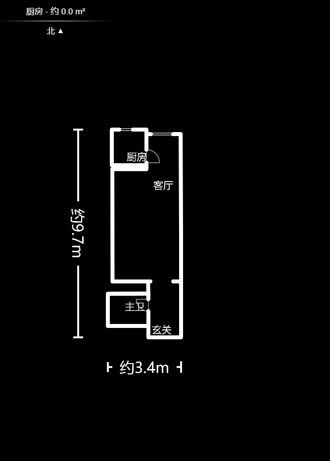 国泰九龙湾  1室1厅1卫    26.8万 国泰九龙湾  1室1厅1卫    26.8万户型图