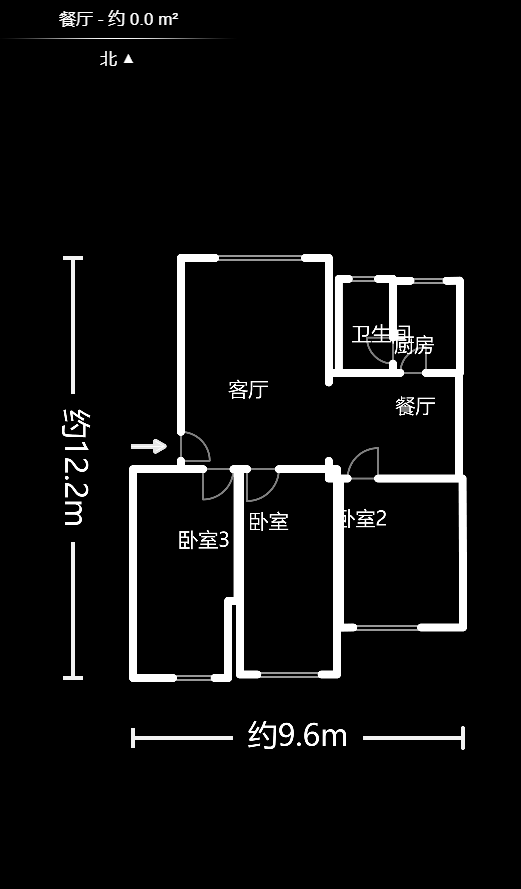 泉水塘小区  3室2厅1卫    55.0万室内图1