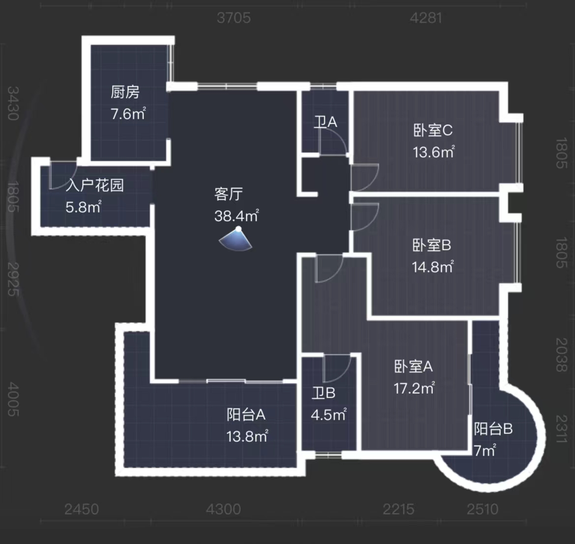 大江观邸-富基花园 4室2厅2卫 78.0万 大江观邸-富基花园 4室2厅2卫 78.0万室内图