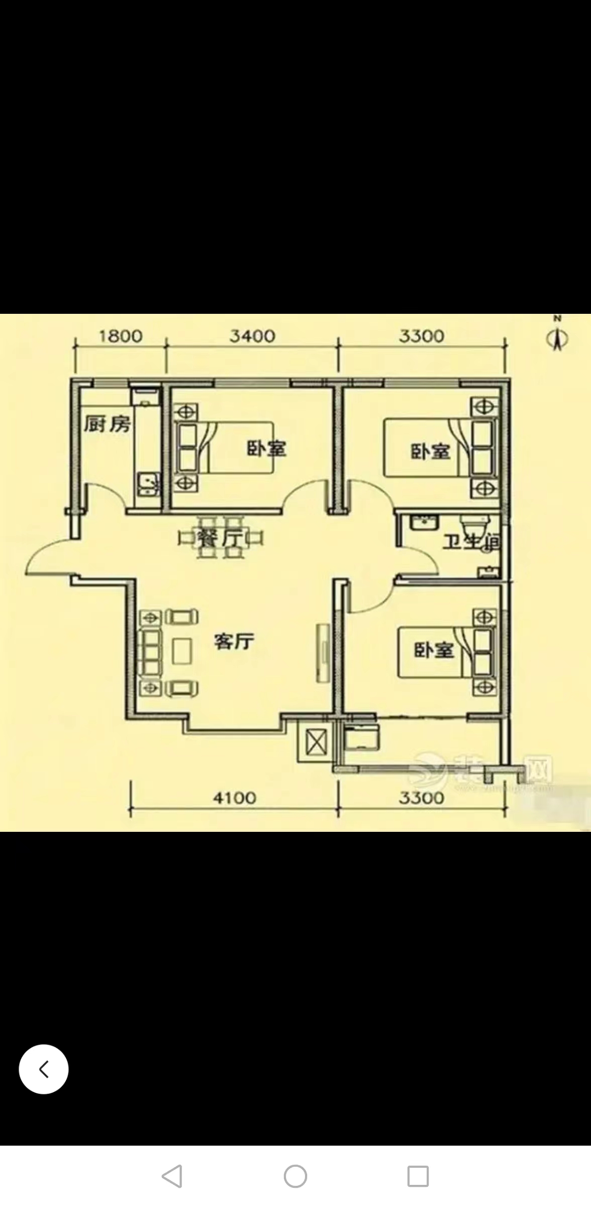 新桂广场 3室2厅1卫 59.0万 新桂广场 3室2厅1卫 59.0万室内图
