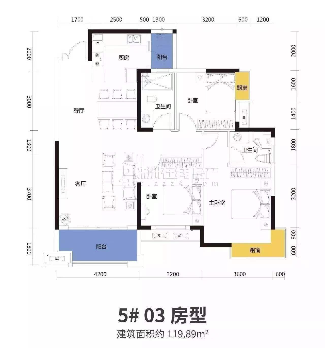 城发锦城 3室2厅2卫 83.0万 城发锦城 3室2厅2卫 83.0万室内图