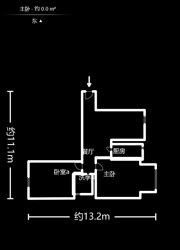 中房F联邦  2室2厅1卫   75.00万室内图1