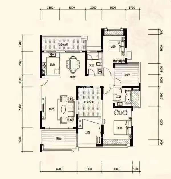 佳兆业金域天下二期  4室2厅2卫    97.8万