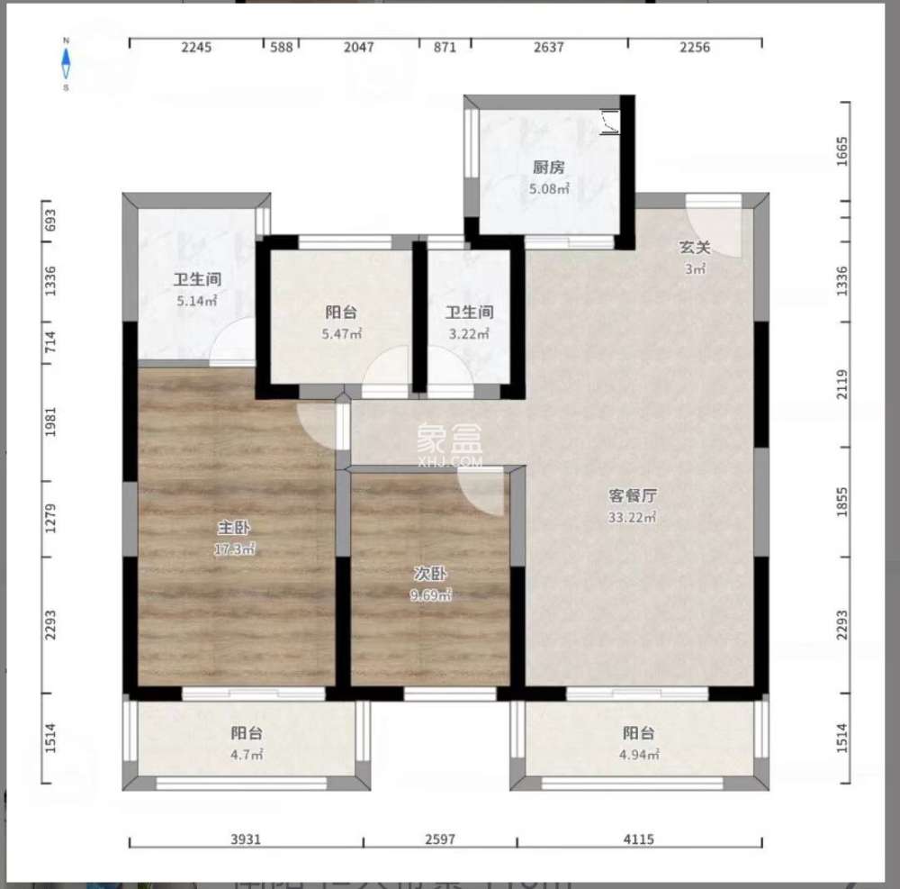 佳兆业金域天下二期  3室2厅2卫    69.0万
