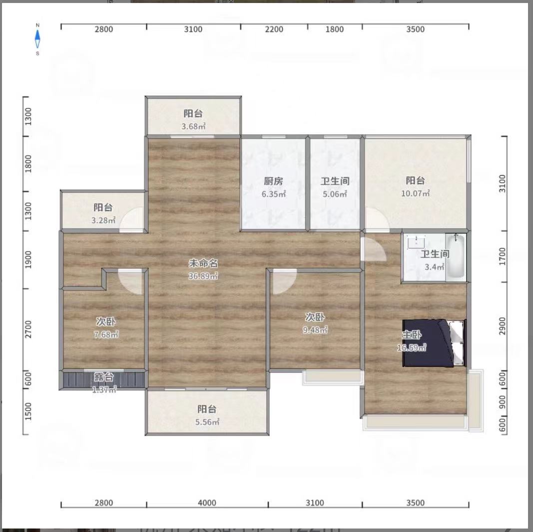 蓝溪谷 4室2厅2卫 79.8万 蓝溪谷 4室2厅2卫 79.8万室内图