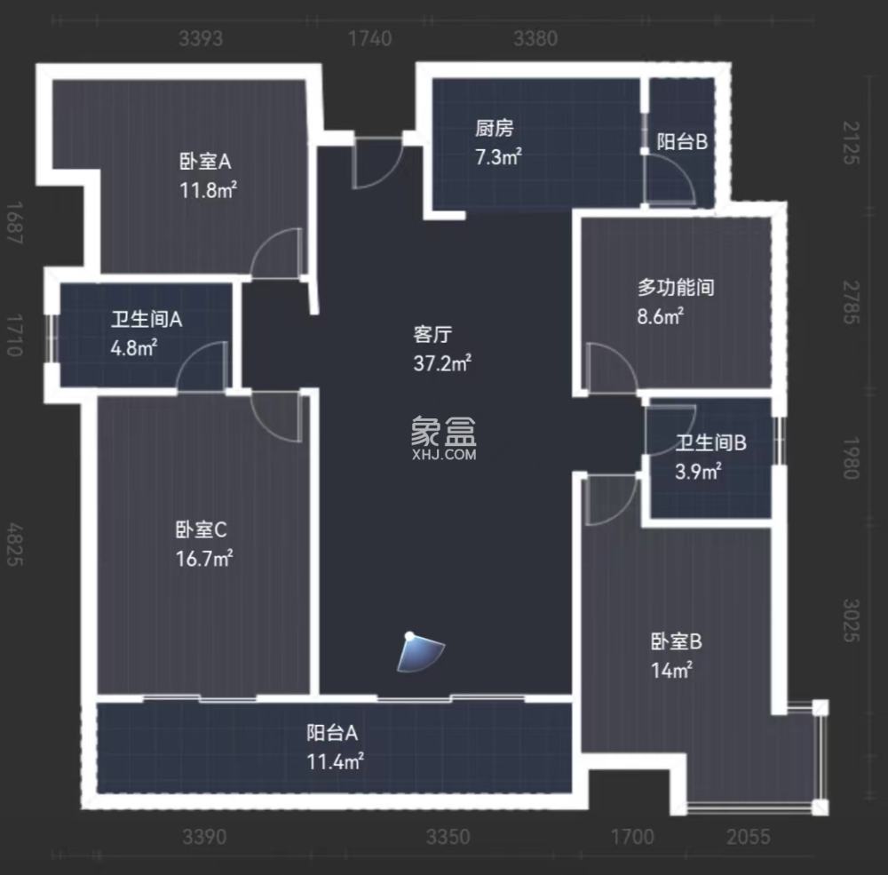 中建江湾壹号  4室2厅2卫    101.0万