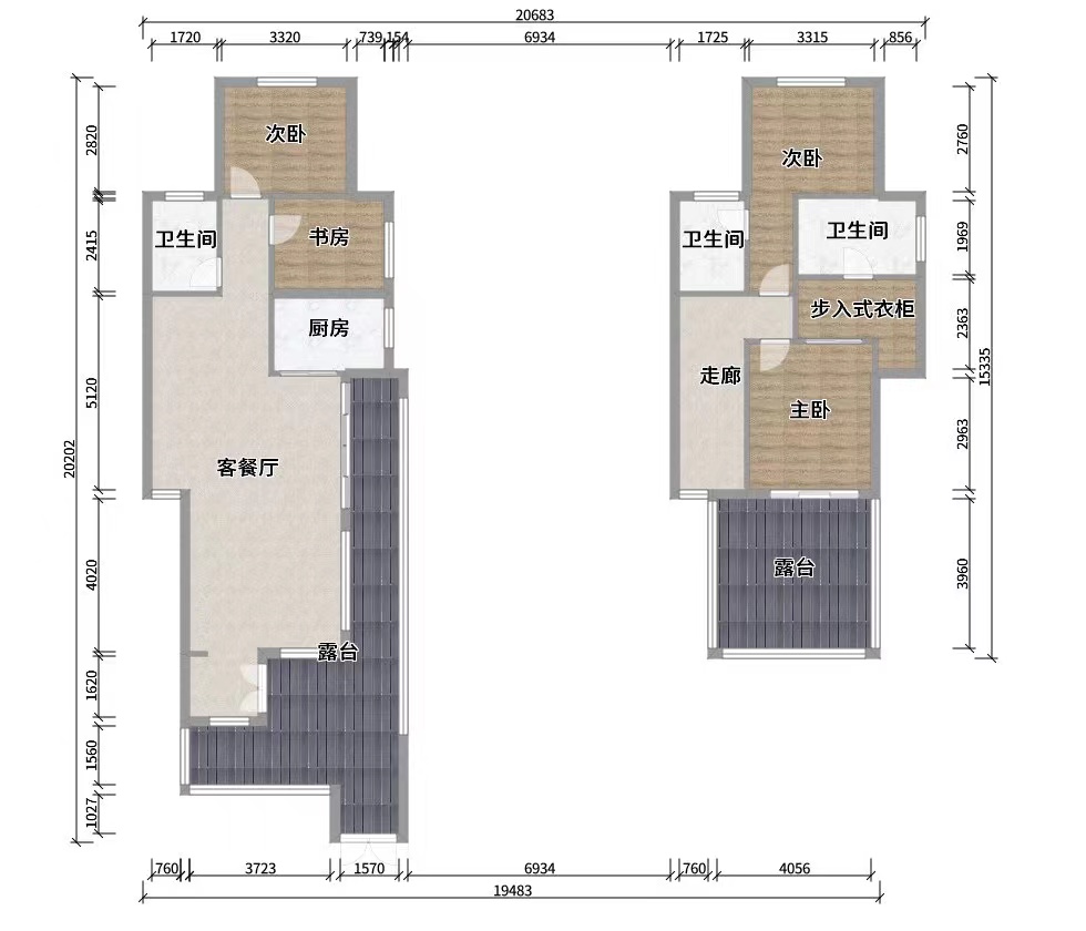 城市公园  6室2厅2卫   260.00万