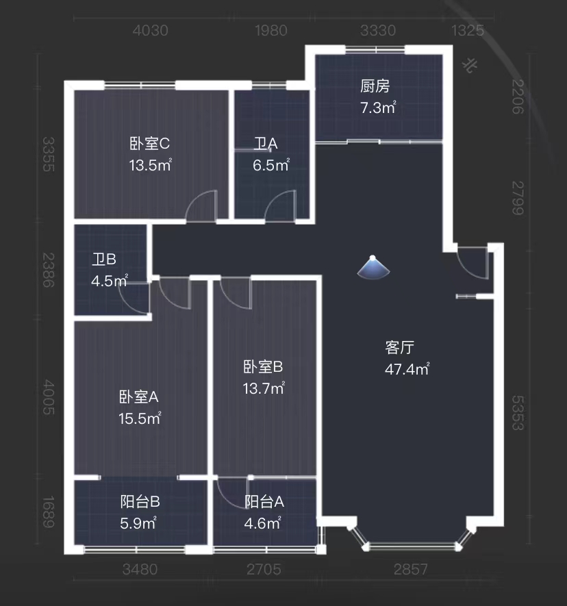 五一新村  3室2厅2卫   49.80万