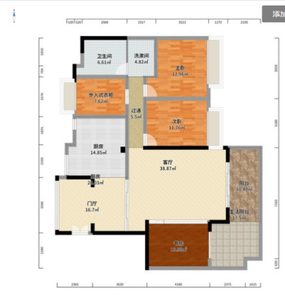 山水文园 4室2厅2卫 89.0万 山水文园 4室2厅2卫 89.0万室内图