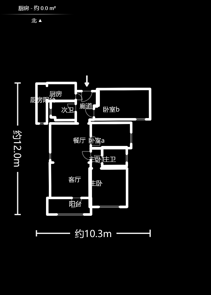 中国铁建梅溪青秀二期  3室2厅2卫    173.0万室内图1