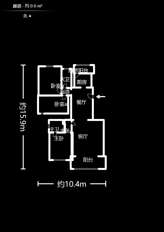 麓谷E家人  3室2厅2卫   99.80万室内图1