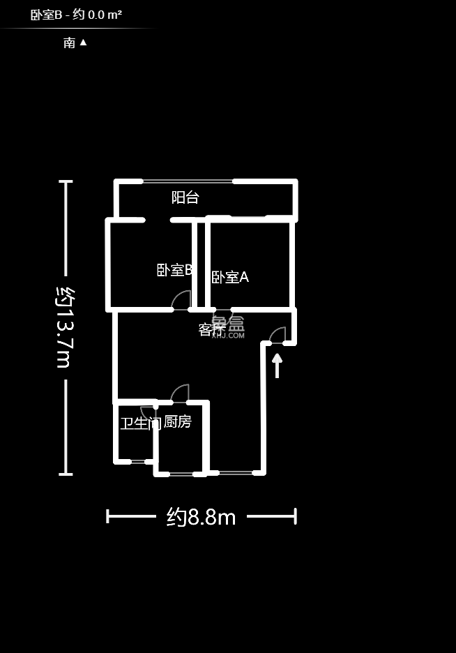 东瓜山一村送变电小区  2室2厅1卫   39.90万