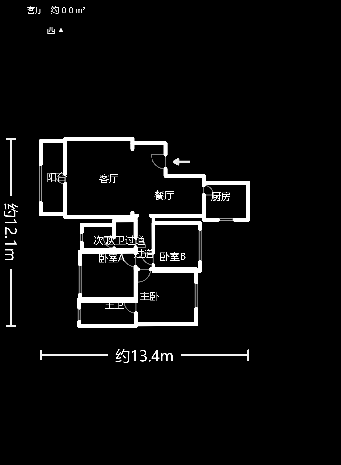 咸嘉新村嘉和苑  3室2廳1衛(wèi)    125.0萬室內(nèi)圖1