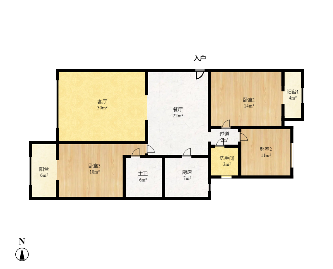 海华嘉园 5室2厅2卫 3500.0元/月 海华嘉园 5室2厅2卫 3500.0元/月户型图