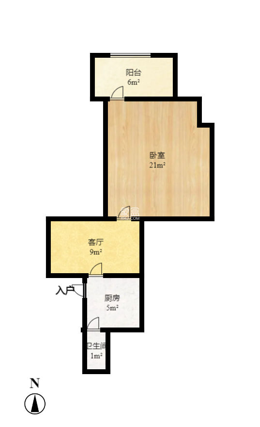 国庆新村  1室1厅1卫   28.50万