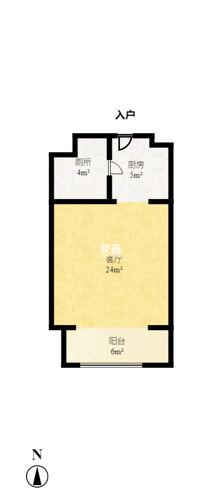 当代滨江MOMA   66.44㎡     17000.00元/月小区图