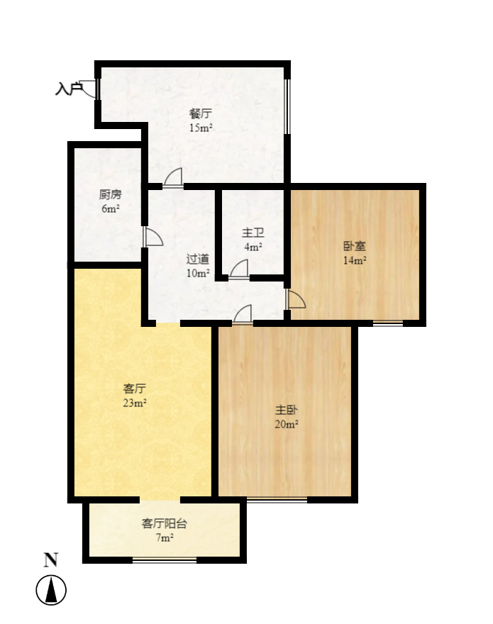 尚都花园城  2室1厅1卫    1800.0元/月 尚都花园城  2室1厅1卫    1800.0元/月户型图