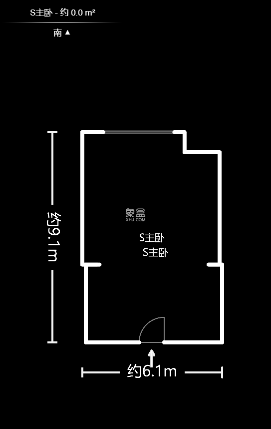 京武浪琴山三期（京武中心）  1室1厅1卫   8800.00元/月户型图