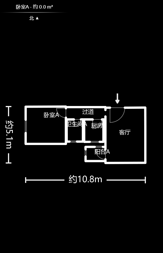 湘府东苑  1室1厅1卫   40.00万室内图1