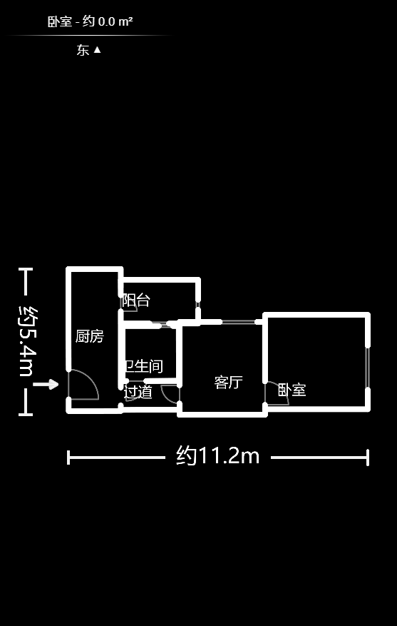 恒大雅苑 1室1厅1卫 1700.0元/月 恒大雅苑 1室1厅1卫 1700.0元/月户型图