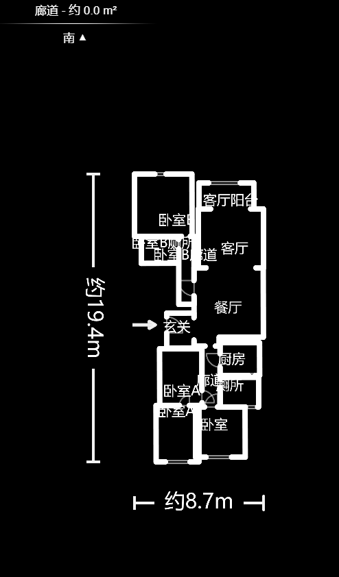 锑都家园  3室2厅2卫   99.80万室内图1