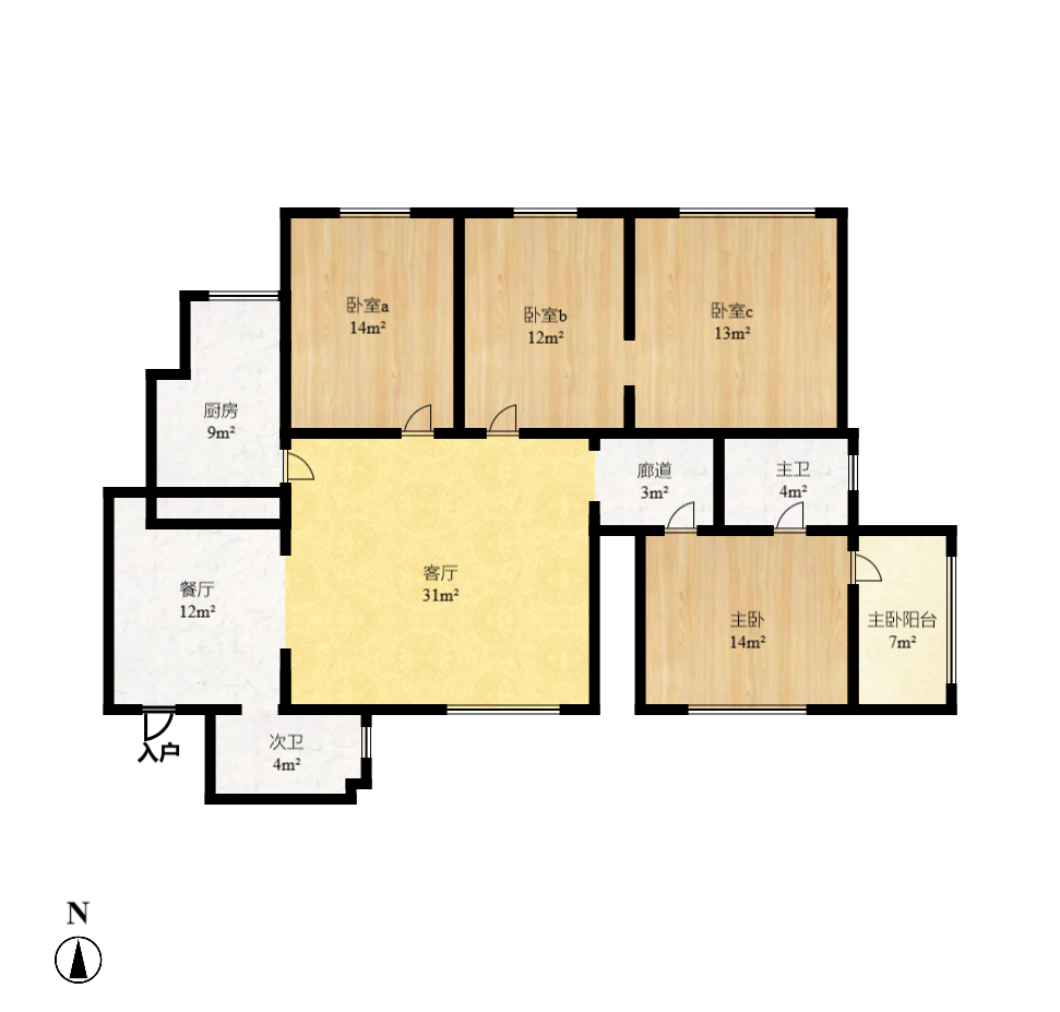 阳明山庄 5室2厅2卫 2400.0元/月 阳明山庄 5室2厅2卫 2400.0元/月户型图