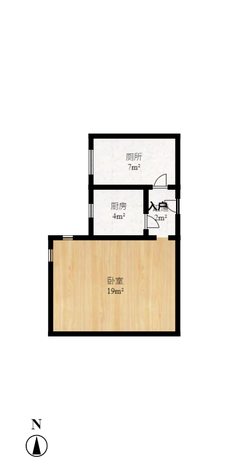 枫林家园  1室1厅1卫   40.00万室内图1