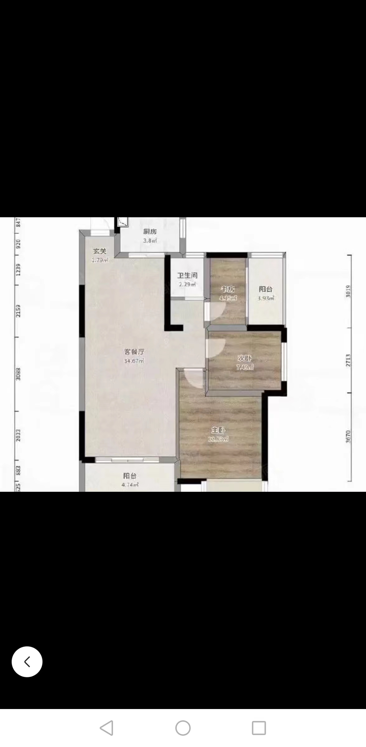 九八缔景城 3室2厅1卫 55.0万 九八缔景城 3室2厅1卫 55.0万室内图