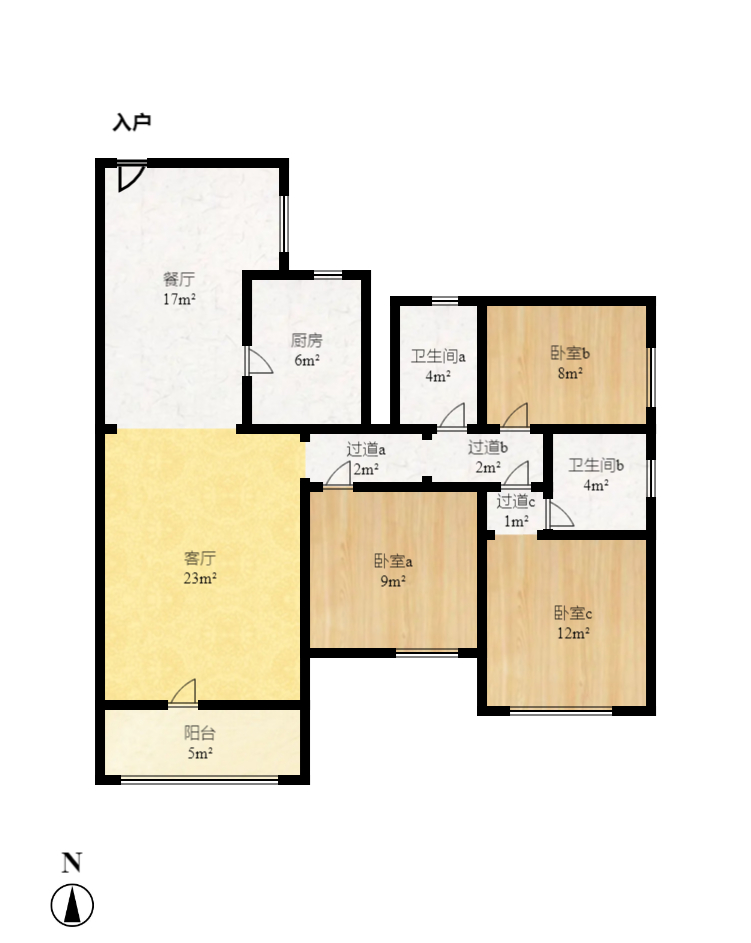 幸福庄园  3室2厅2卫    2400.0元/月 幸福庄园  3室2厅2卫    2400.0元/月户型图