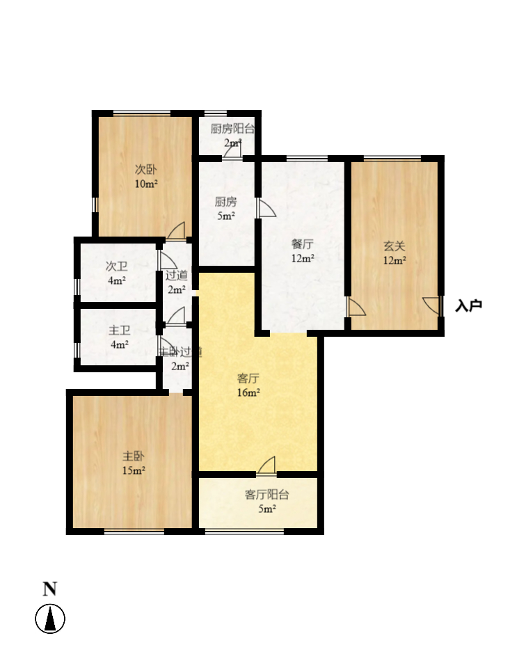 中铁西江悦一期  4室2厅2卫    3200.0元/月室内图1