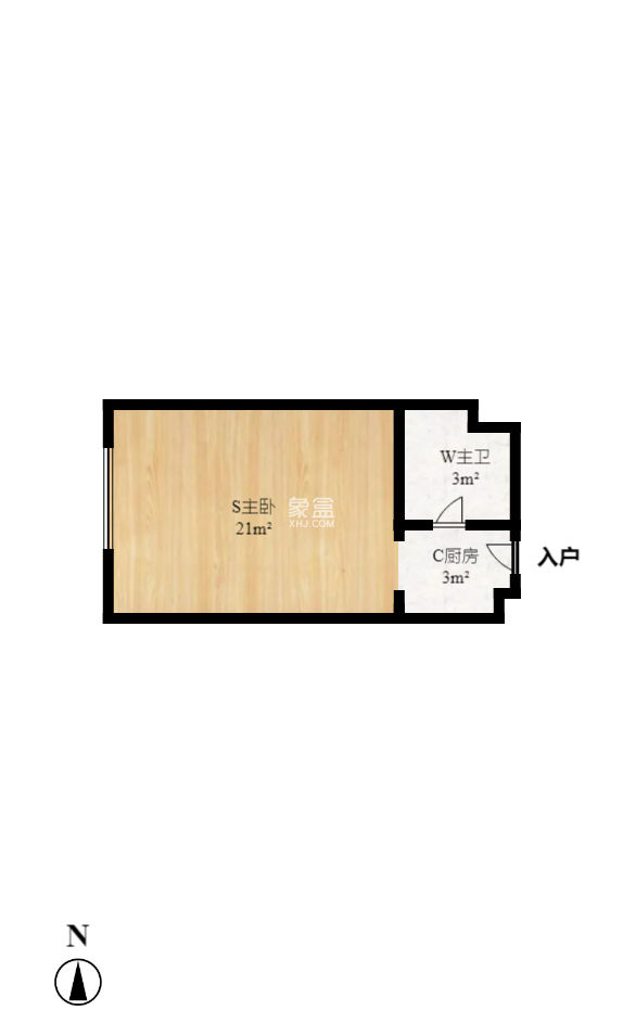 英郡年华   37.64㎡      3500.0元/月小区图