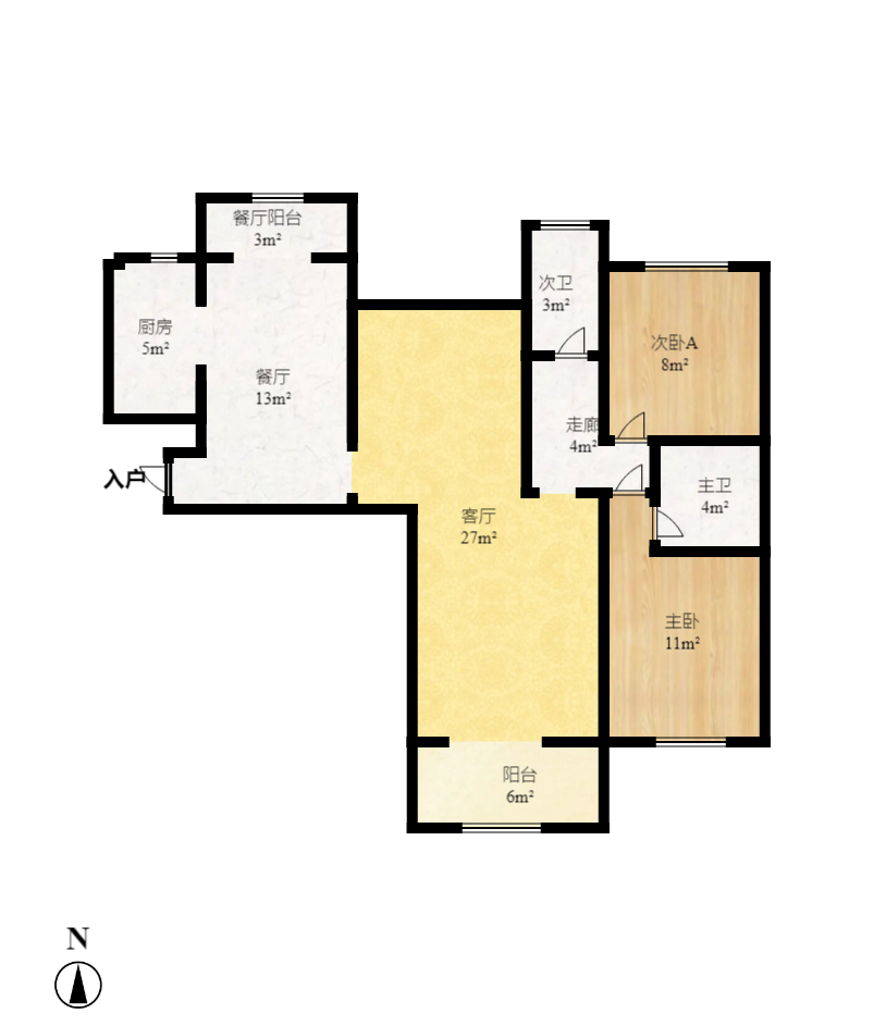 华润五彩城  3室2厅2卫    2400.0元/月 华润五彩城  3室2厅2卫    2400.0元/月户型图