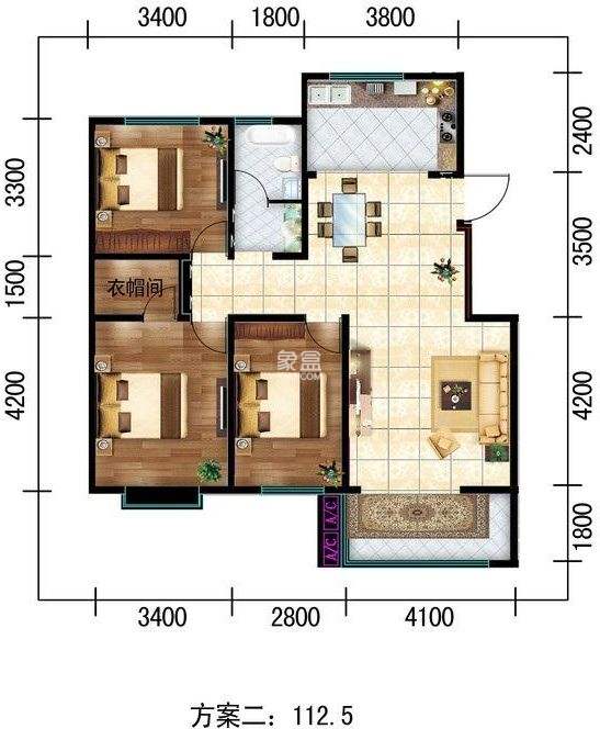 月塘二期  3室2厅2卫   50.00万