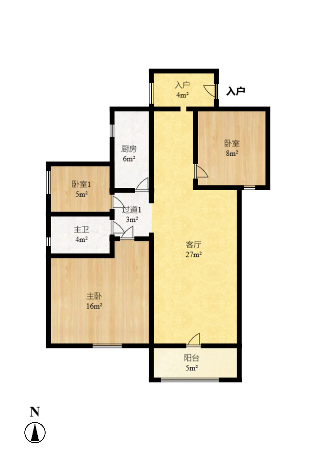 鸿基橄榄君庭  1室1厅1卫    2200.0元/月 鸿基橄榄君庭  1室1厅1卫    2200.0元/月户型图