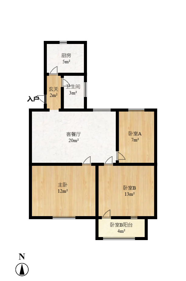 净园小区 3室2厅1卫 1800.0元/月 净园小区 3室2厅1卫 1800.0元/月户型图