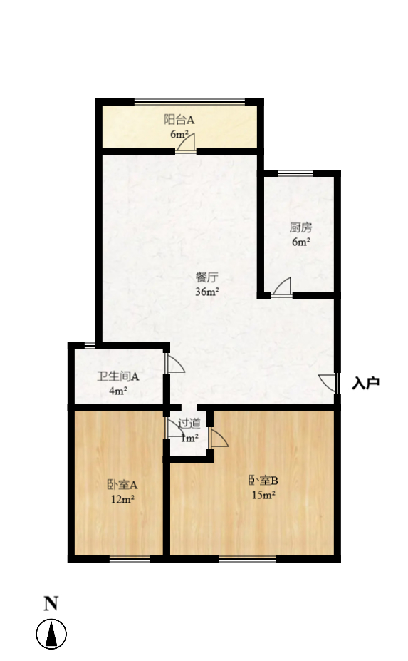 生活艺术城 1室1厅1卫 2000.0元/月 生活艺术城 1室1厅1卫 2000.0元/月户型图